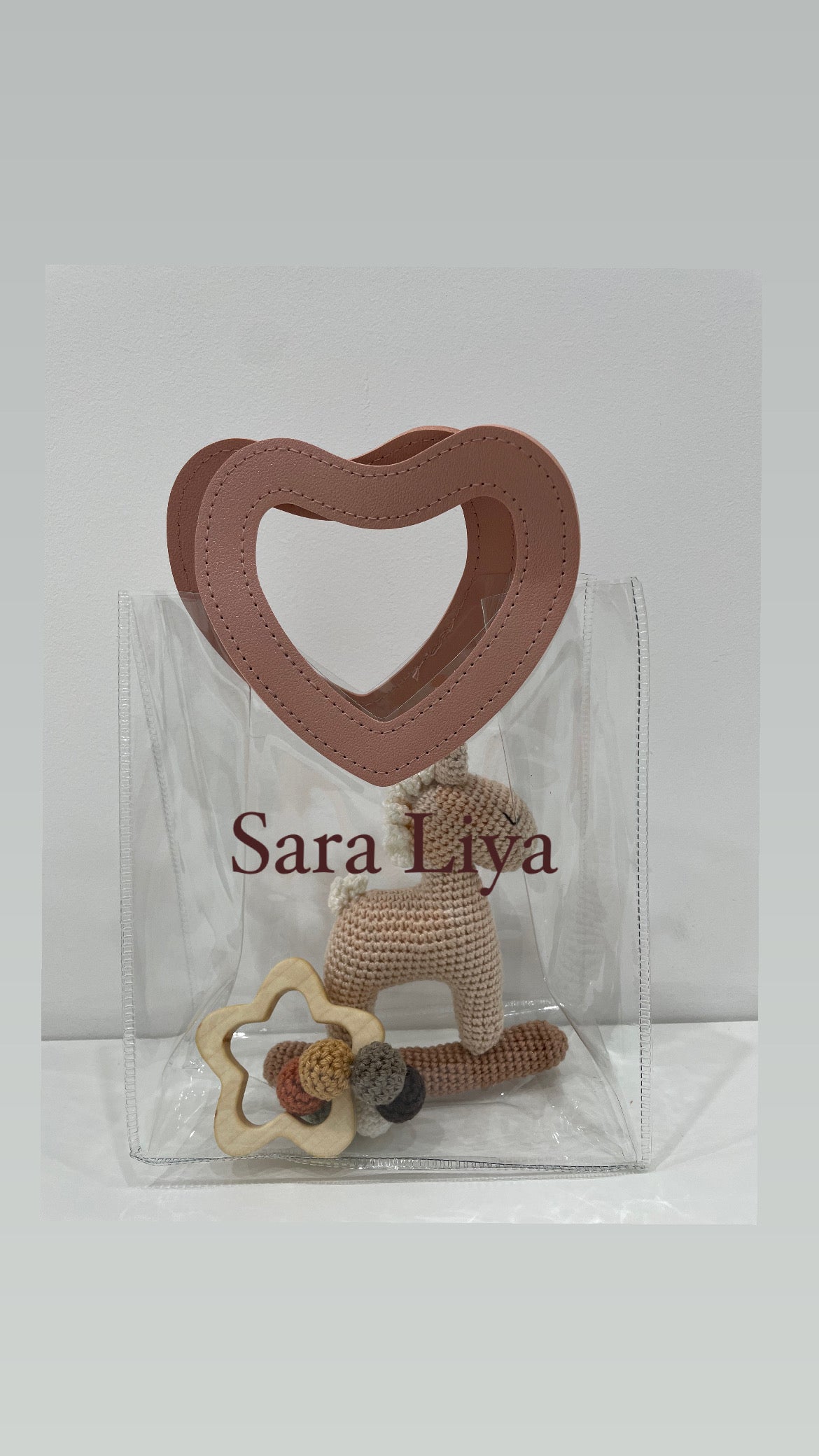 Transparente Tasche