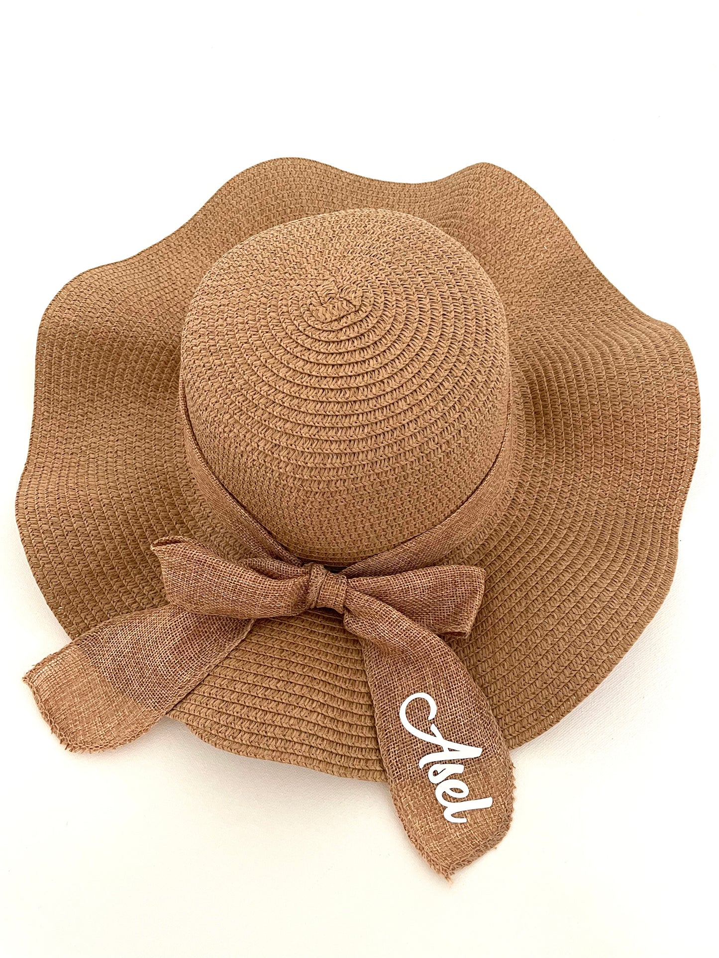 Strohhut mit Tasche für Damen