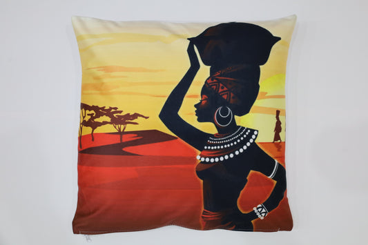 sunset Africa Kissenhülle