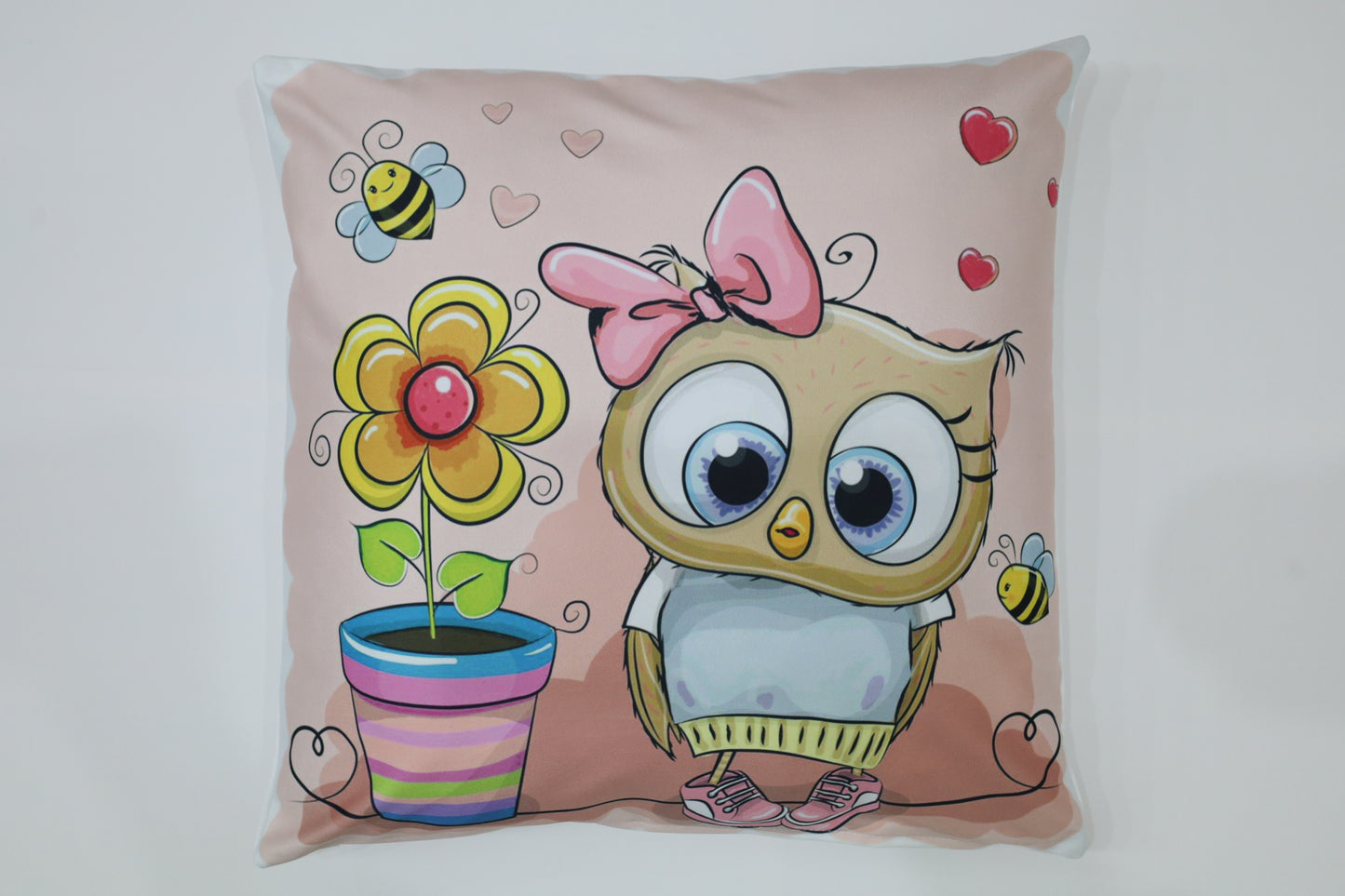Happy owl Kissenhülle