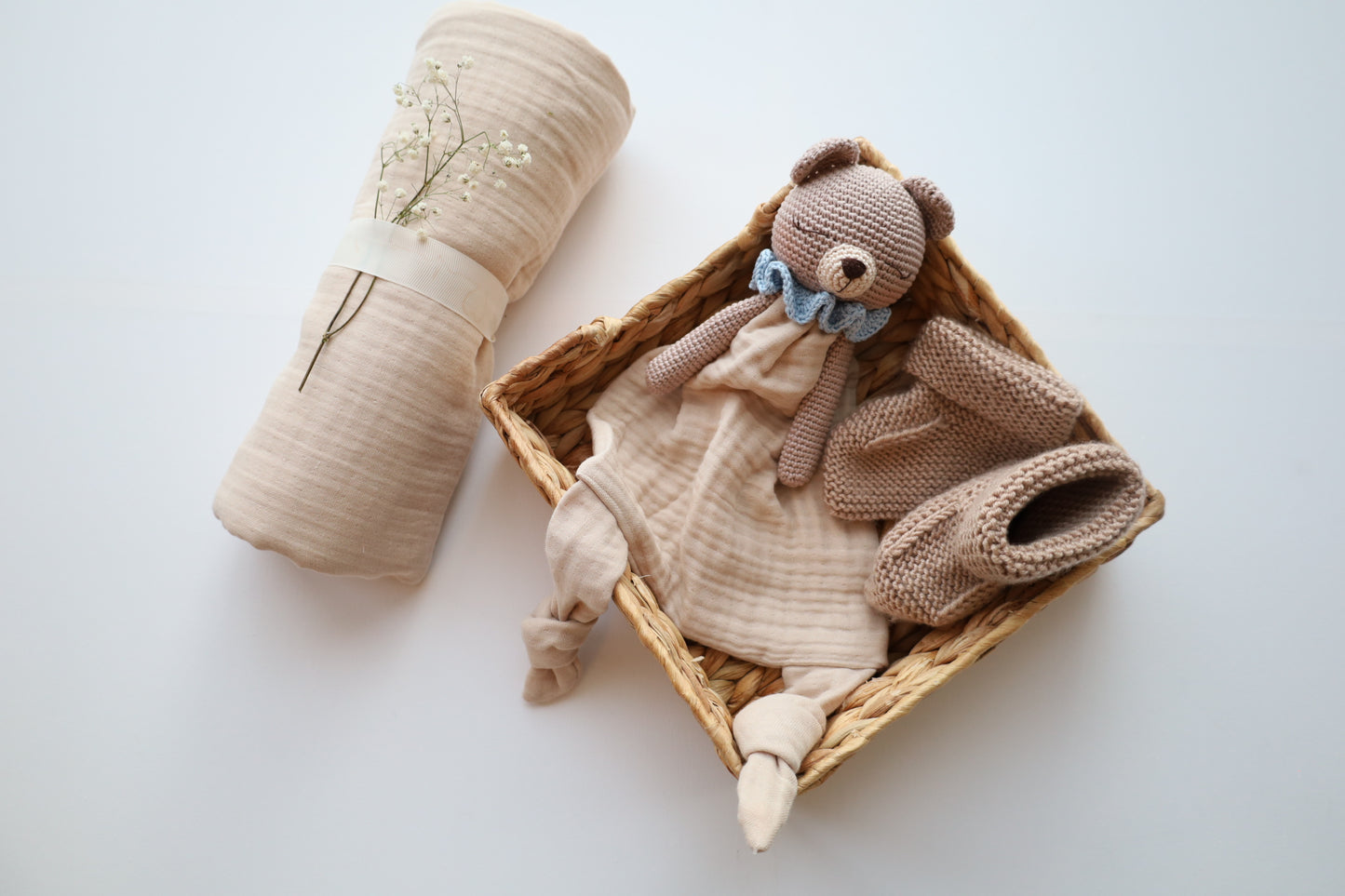 Geschenkset Teddy Schmusetuch