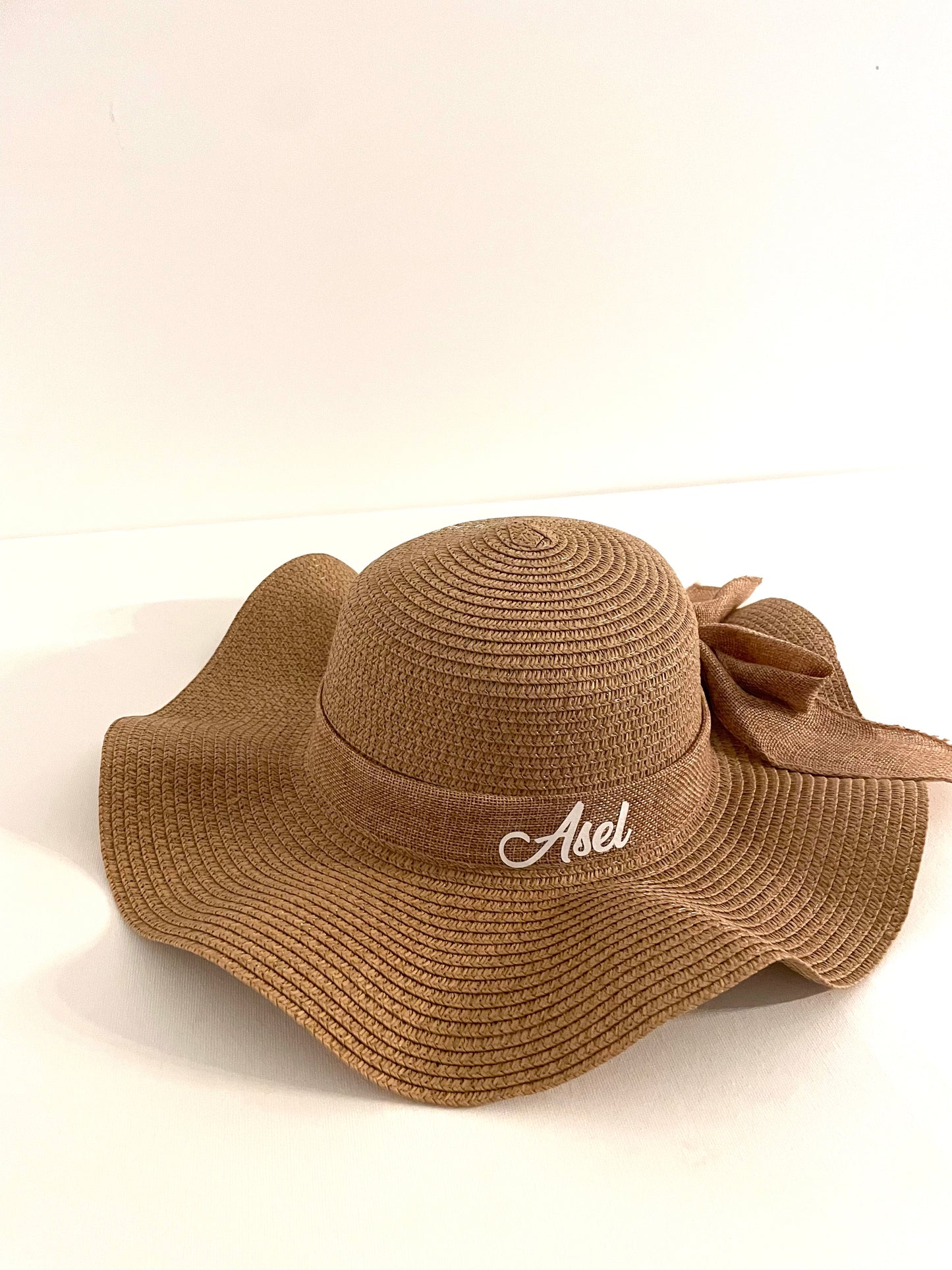Strohhut mit Tasche für Damen